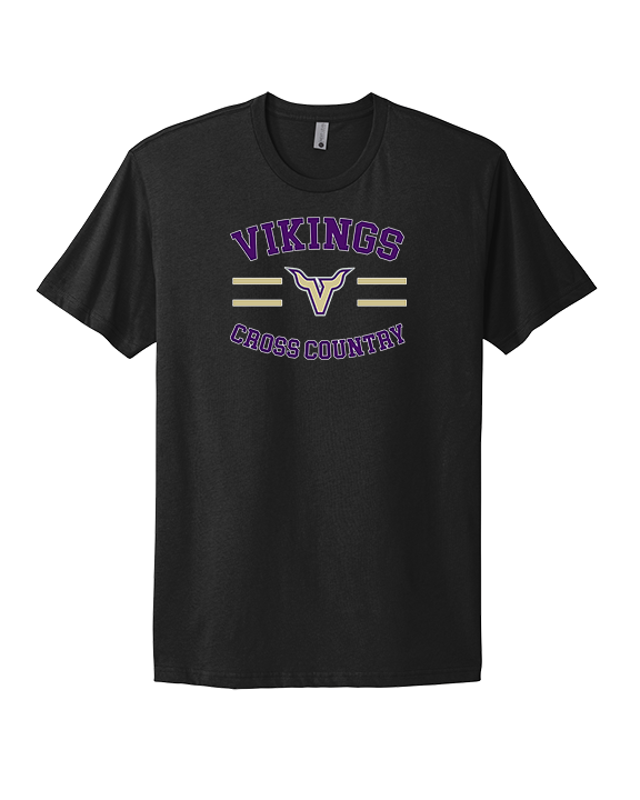 Valencia High School Cross Country Curve - Mens Select Cotton T-Shirt