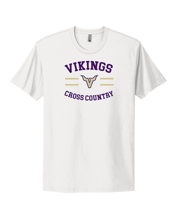 Valencia High School Cross Country Curve - Mens Select Cotton T-Shirt