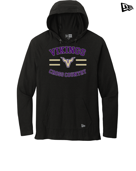 Valencia High School Cross Country Curve - New Era Tri-Blend Hoodie