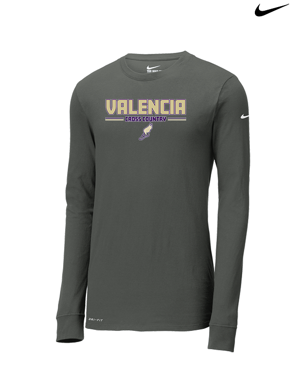 Valencia High School Cross Country Keen - Mens Nike Longsleeve