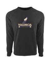Valencia High School Cross Country Stacked - Crewneck Sweatshirt
