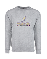 Valencia High School Cross Country Stacked - Crewneck Sweatshirt