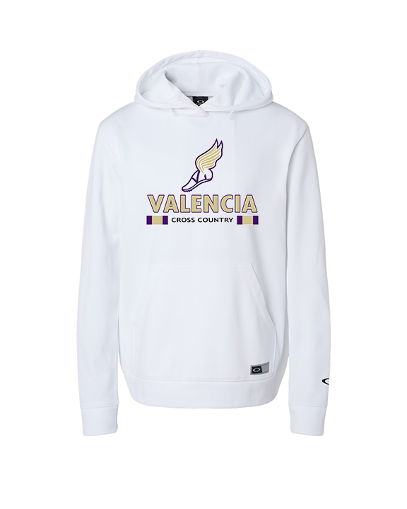 Valencia High School Cross Country Stacked - Oakley Performance Hoodie