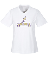 Valencia High School Cross Country Stacked - Womens Performance Shirt
