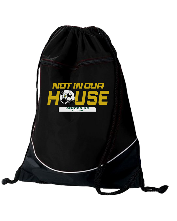 Vanden HS Not in our house - Drawstring Bag