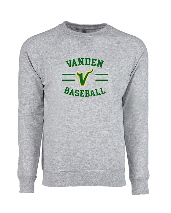 Vanden HS Baseball Curve - Crewneck Sweatshirt