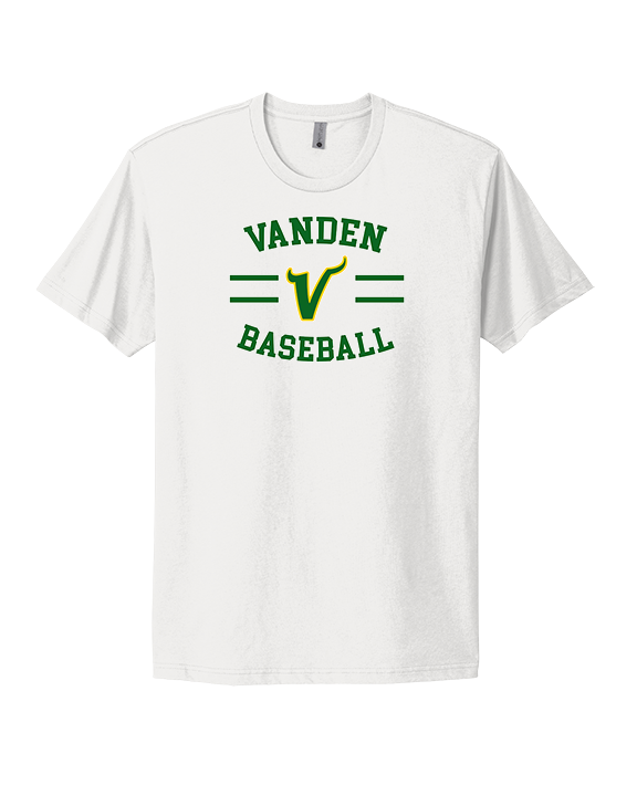 Vanden HS Baseball Curve - Mens Select Cotton T-Shirt