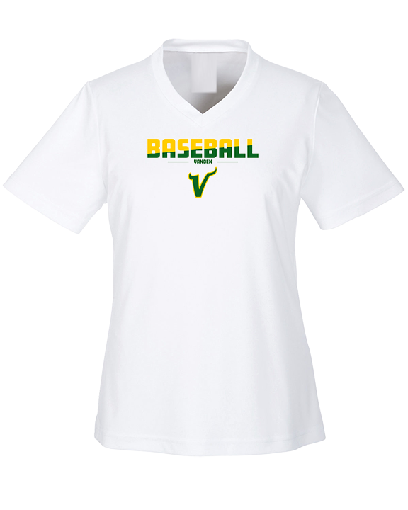 Vanden HS Baseball Cut - Womens Performance Shirt