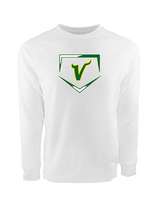 Vanden HS Baseball Plate - Crewneck Sweatshirt