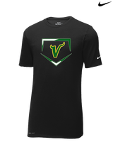 Vanden HS Baseball Plate - Mens Nike Cotton Poly Tee