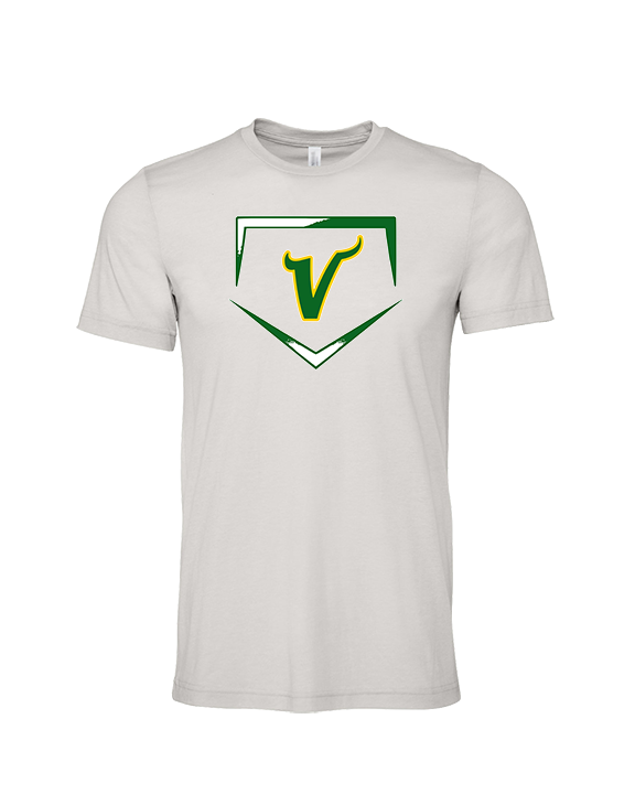Vanden HS Baseball Plate - Tri-Blend Shirt