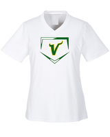 Vanden HS Baseball Plate - Womens Performance Shirt