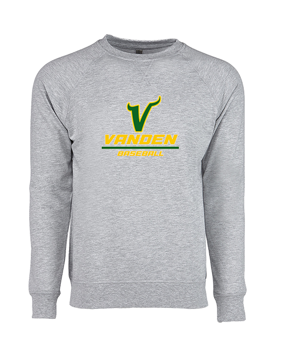 Vanden HS Baseball Split - Crewneck Sweatshirt