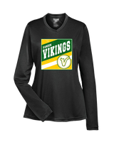 Vanden HS Baseball Square - Womens Performance Longsleeve