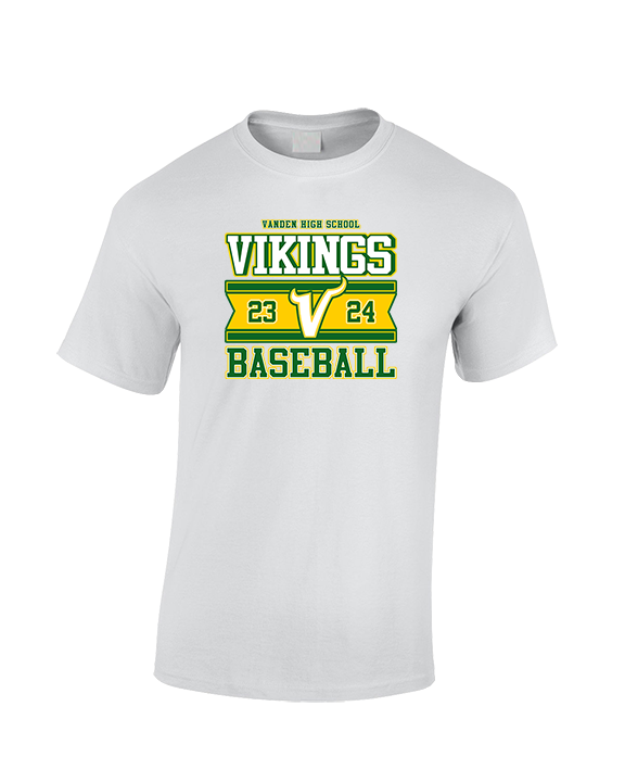 Vanden HS Baseball Stamp - Cotton T-Shirt