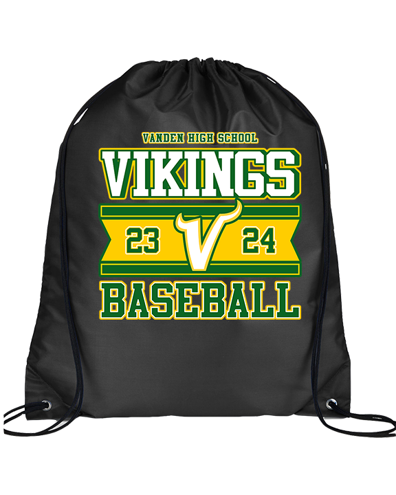 Vanden HS Baseball Stamp - Drawstring Bag