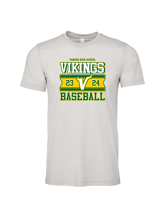 Vanden HS Baseball Stamp - Tri-Blend Shirt