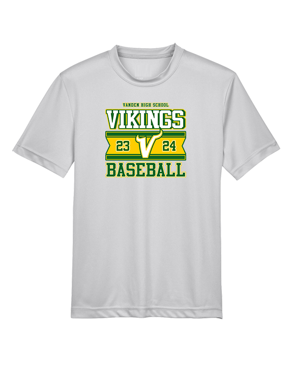 Vanden HS Baseball Stamp - Youth Performance Shirt