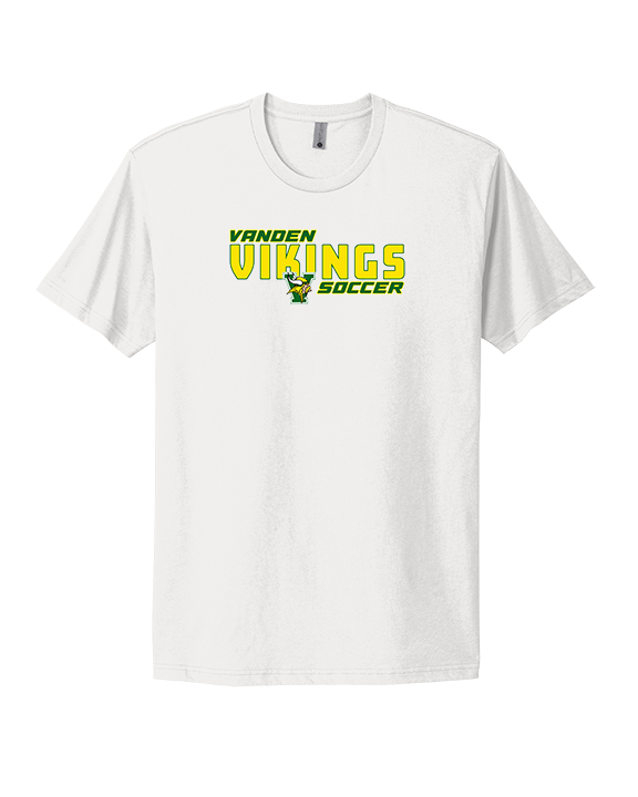 Vanden HS Boys Soccer Bold - Mens Select Cotton T-Shirt