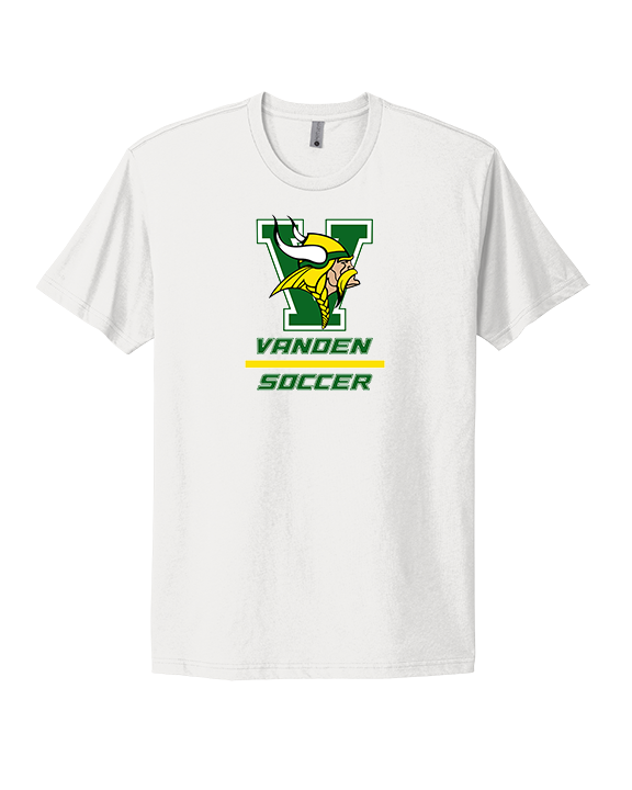 Vanden HS Boys Soccer Split - Mens Select Cotton T-Shirt