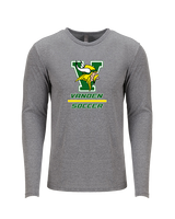 Vanden HS Boys Soccer Split - Tri-Blend Long Sleeve