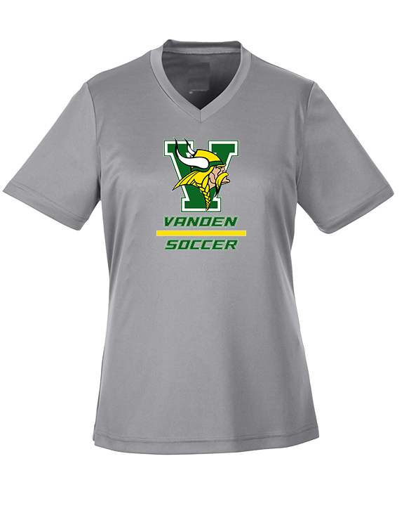 Vanden HS Boys Soccer Split - Womens Performance Shirt