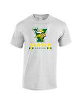 Vanden HS Boys Soccer Stacked - Cotton T-Shirt