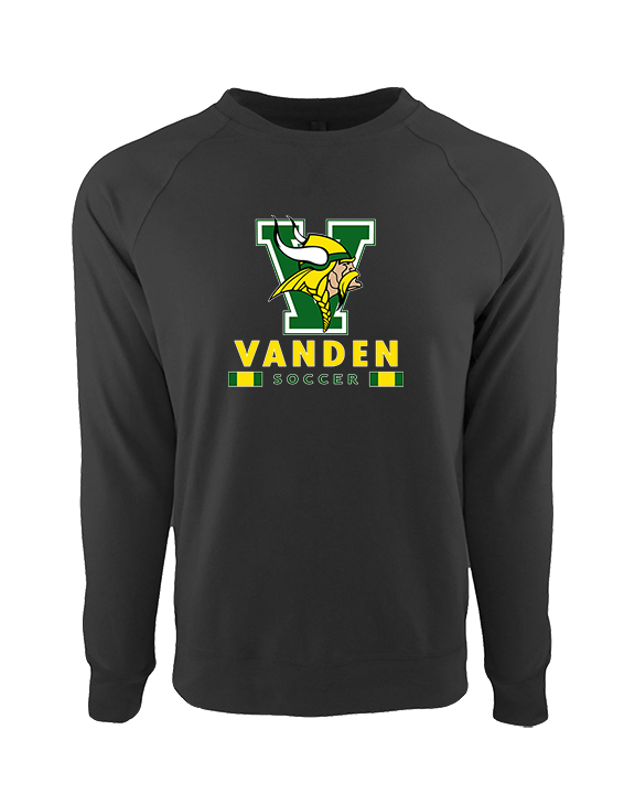 Vanden HS Boys Soccer Stacked - Crewneck Sweatshirt
