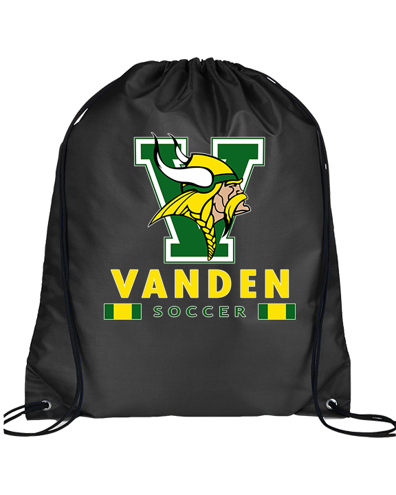 Vanden HS Boys Soccer Stacked - Drawstring Bag