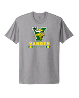 Vanden HS Boys Soccer Stacked - Mens Select Cotton T-Shirt
