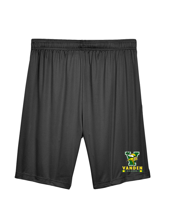 Vanden HS Boys Soccer Stacked - Mens Training Shorts with Pockets