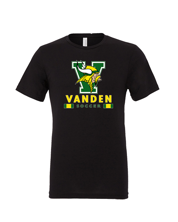 Vanden HS Boys Soccer Stacked - Tri-Blend Shirt
