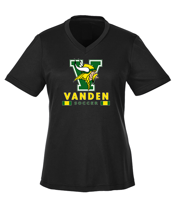 Vanden HS Boys Soccer Stacked - Womens Performance Shirt