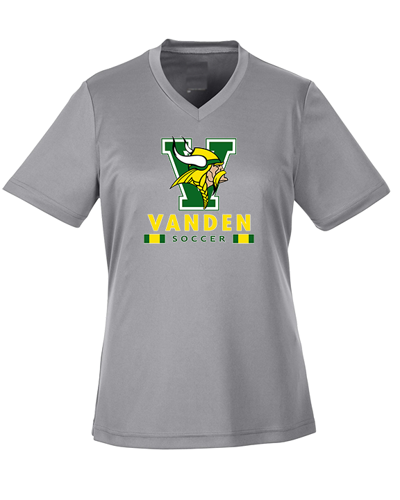 Vanden HS Boys Soccer Stacked - Womens Performance Shirt
