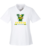 Vanden HS Boys Soccer Stacked - Womens Performance Shirt