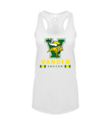 Vanden HS Boys Soccer Stacked - Womens Tank Top