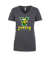 Vanden HS Boys Soccer Stacked - Womens Vneck