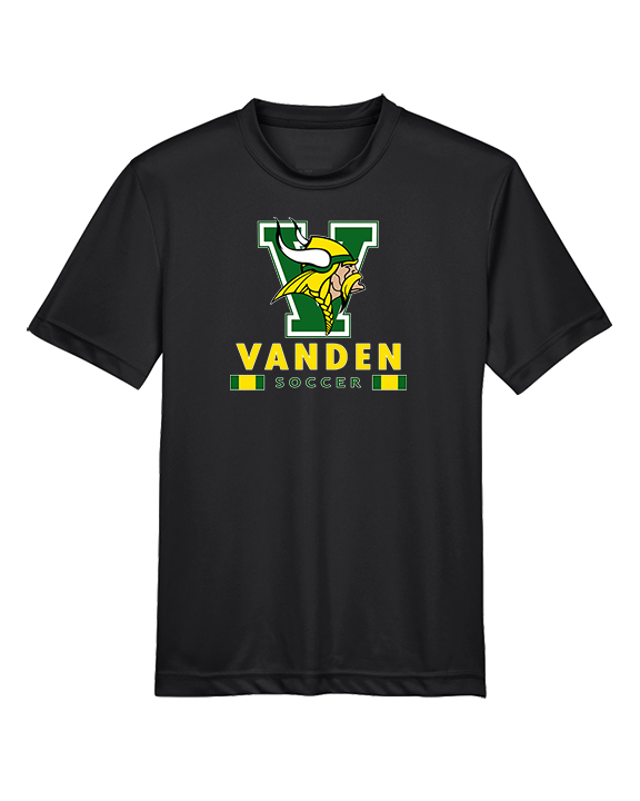 Vanden HS Boys Soccer Stacked - Youth Performance Shirt