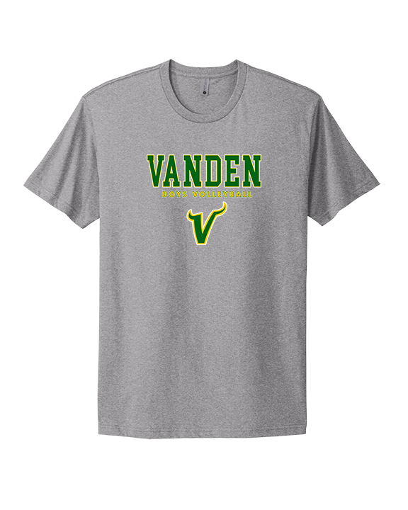 Vanden HS Boys Volleyball Block - Mens Select Cotton T-Shirt