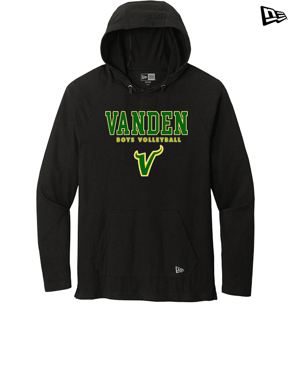 Vanden HS Boys Volleyball Block - New Era Tri-Blend Hoodie
