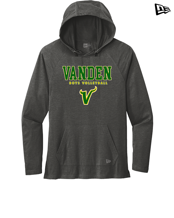 Vanden HS Boys Volleyball Block - New Era Tri-Blend Hoodie