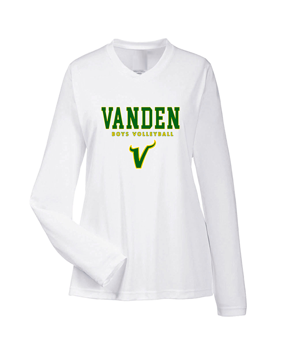 Vanden HS Boys Volleyball Block - Womens Performance Longsleeve