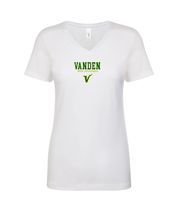 Vanden HS Boys Volleyball Block - Womens V-Neck