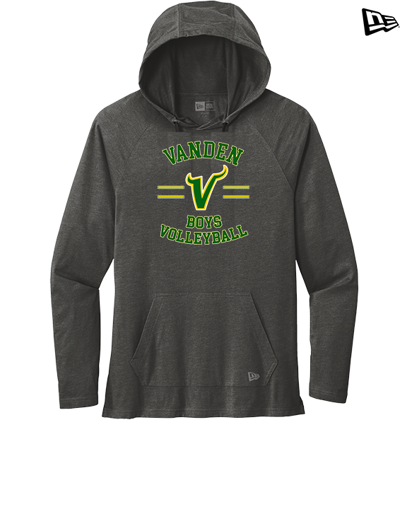 Vanden HS Boys Volleyball Curve - New Era Tri-Blend Hoodie