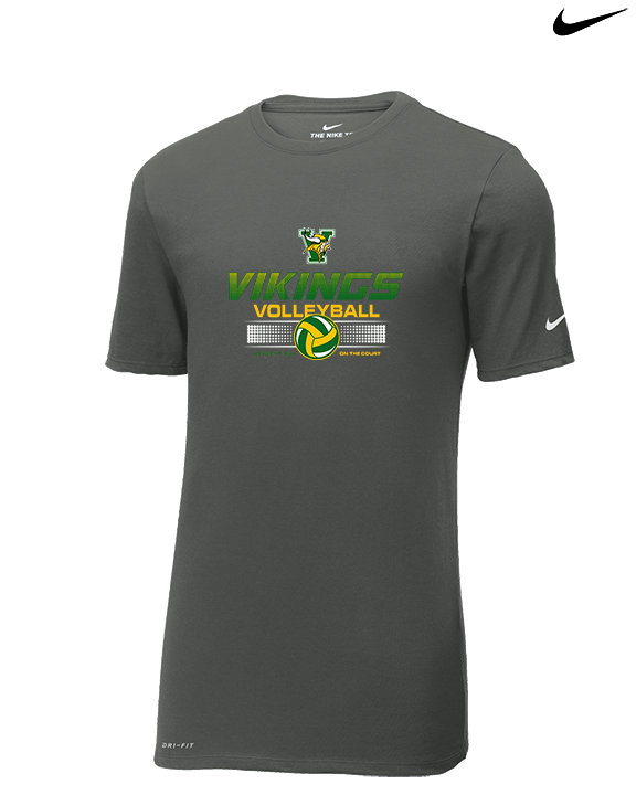 Vanden HS Boys Volleyball Leave It - Mens Nike Cotton Poly Tee