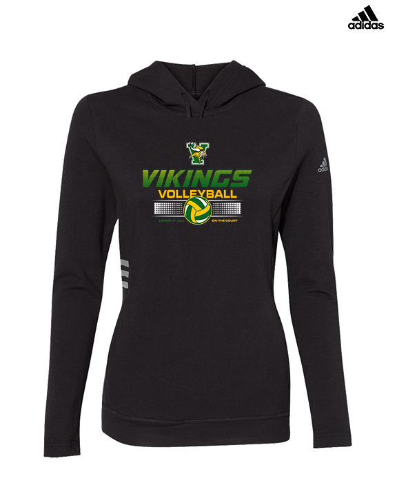 Vanden HS Boys Volleyball Leave It - Womens Adidas Hoodie