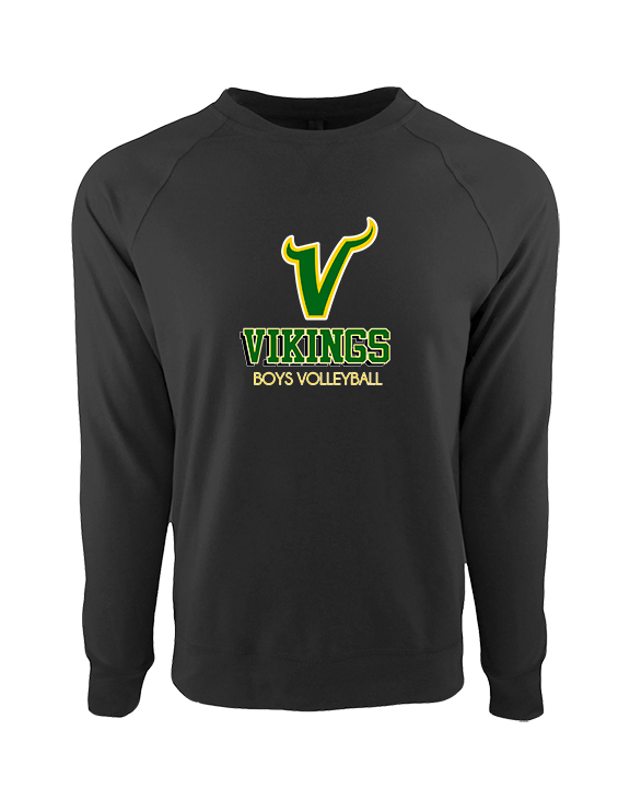 Vanden HS Boys Volleyball Shadow - Crewneck Sweatshirt