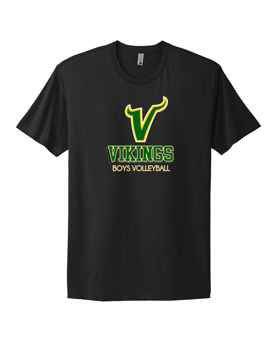 Vanden HS Boys Volleyball Shadow - Mens Select Cotton T-Shirt