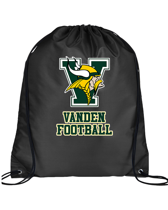 Vanden HS Football Logo Request - Drawstring Bag