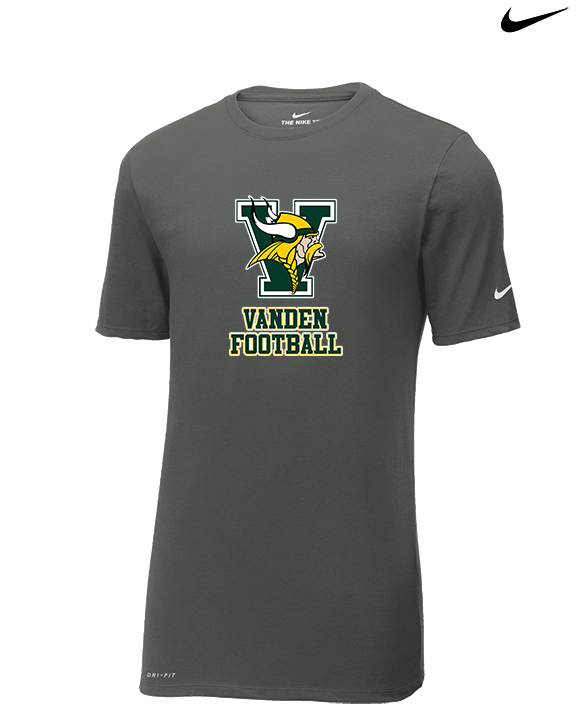 Vanden HS Football Logo Request - Mens Nike Cotton Poly Tee